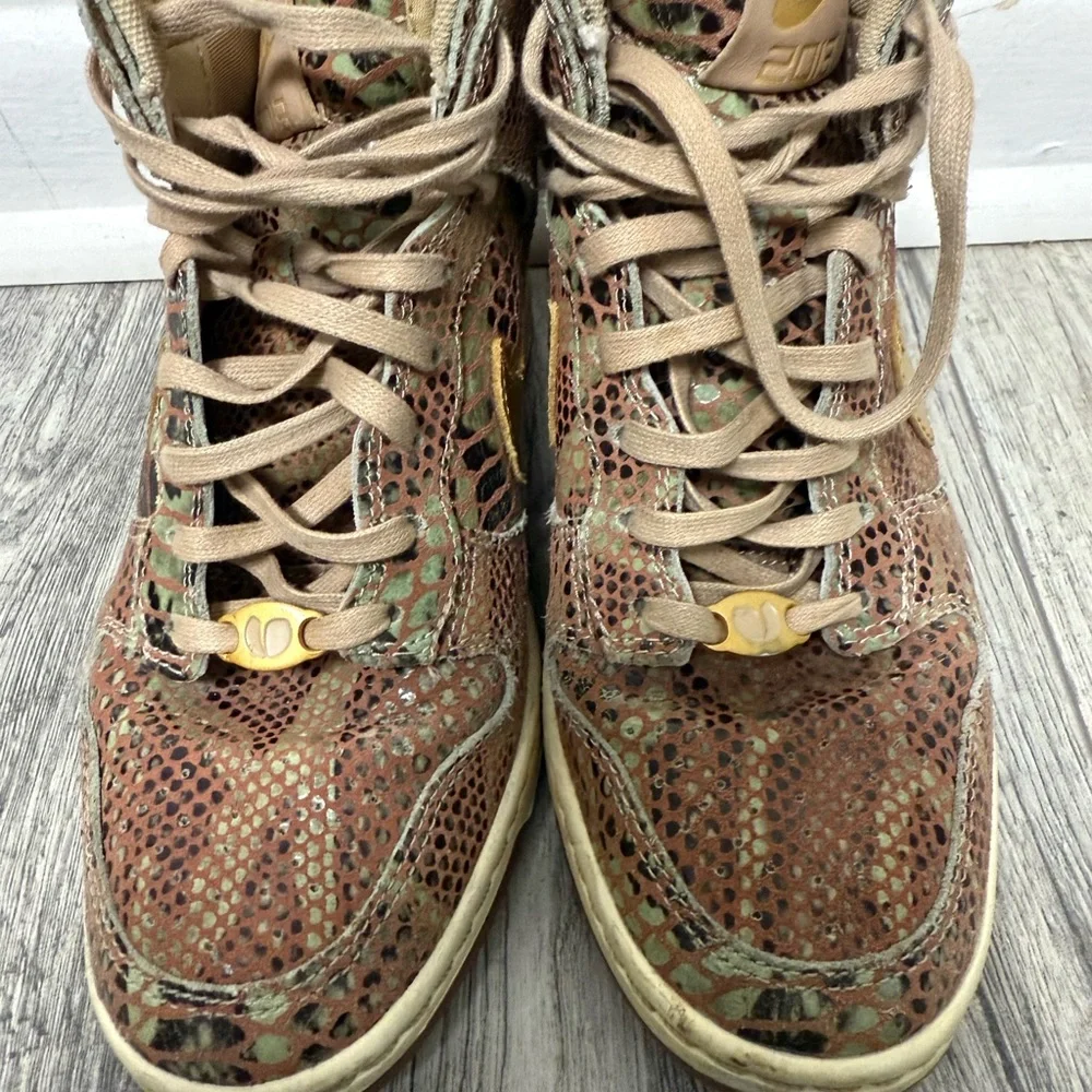 Used Beautifully Worn Nike Dunk Sky Hi "Year of the Snake" QS (Quickstrike) - Picture 2 of 8